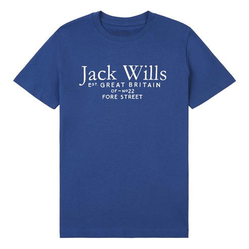 Jack Wills - Wills Script T-Shirt Junior Boys