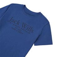 Blue/Black - Jack Wills - Wills Script T-Shirt Junior Boys