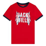 Tango Red - Jack Wills - GBR Ringer Tee In99