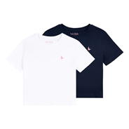 Navy/White - Jack Wills - Twin Pack Crop T Jn99