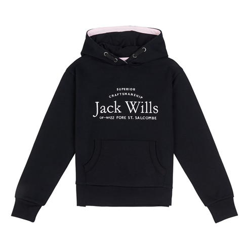 Jack Wills - Kids Girls Logo Script Hoodie