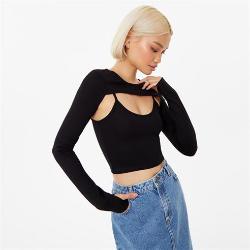 Jack Wills - Tech Cut Out Top