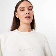 Vintage White - Jack Wills - Jacquard Crew Sweater