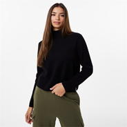 Black - Jack Wills - Mock Neck Jumper