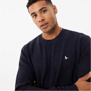 Navy - Jack Wills - Long Sleeve Knitted Top