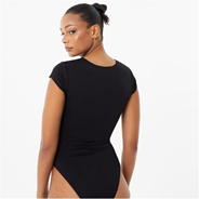 Black - Jack Wills - Second Skin Short Sleeve Bodysuit