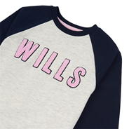 Navy Blazer - Jack Wills - Raglan Crew Sweater Childrens