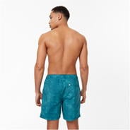 Teal - Jack Wills - Uneven Dye Swim Shorts