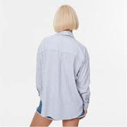 Blue Pin Stripe - Jack Wills - Linen Blend Overshirt