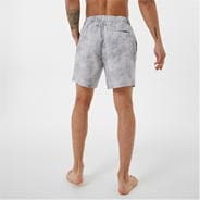 Grey - Jack Wills - Washed Print Swim Short