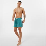 Oil Blue - Jack Wills - All Over Print Swim Shorts