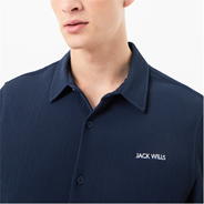 Navy - Jack Wills - Plisse Shirt