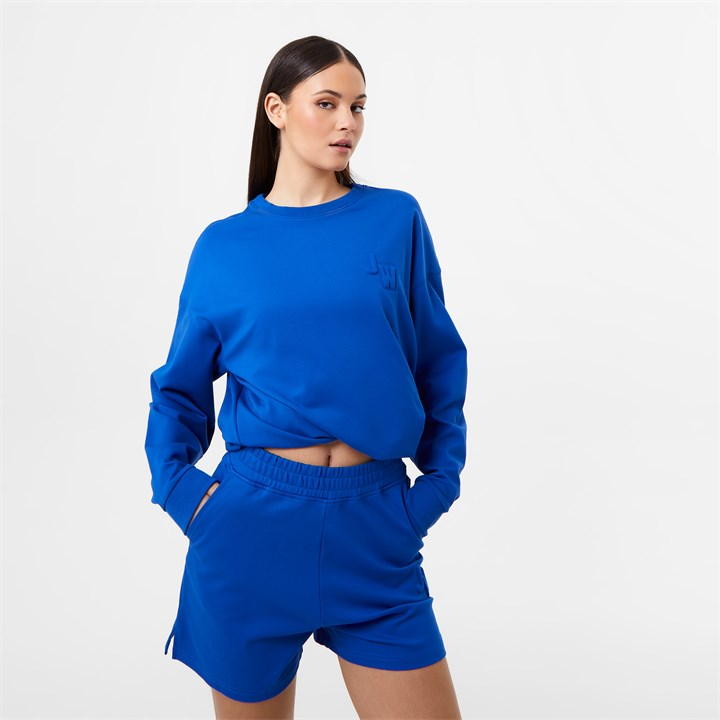 Ruched Crew Neck Sweater