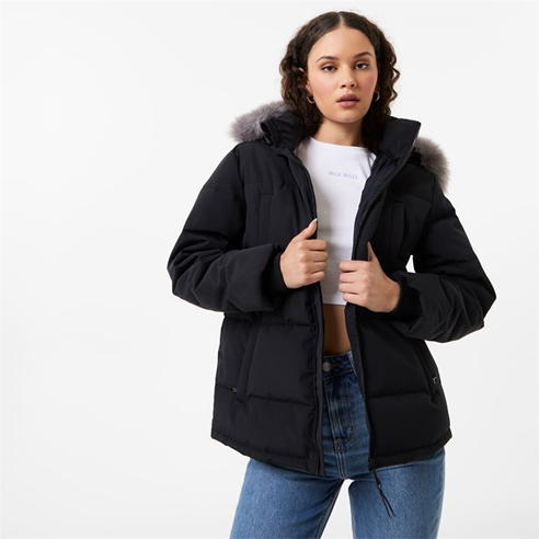 Jack Wills - Padded Fur Parka Jacket