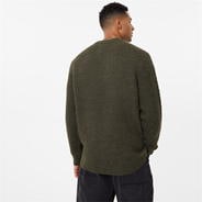 Khaki Marl - Jack Wills - Baby Cable Texture Sweater