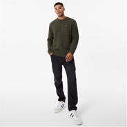 Khaki Marl - Jack Wills - Baby Cable Texture Sweater