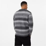 Black/White - Jack Wills - Ombre Crew Sweater