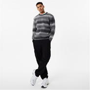 Black/White - Jack Wills - Ombre Crew Sweater