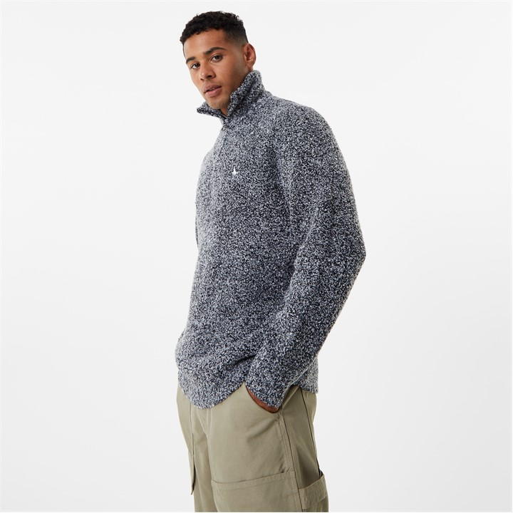 Boucle Funnel Zip Up