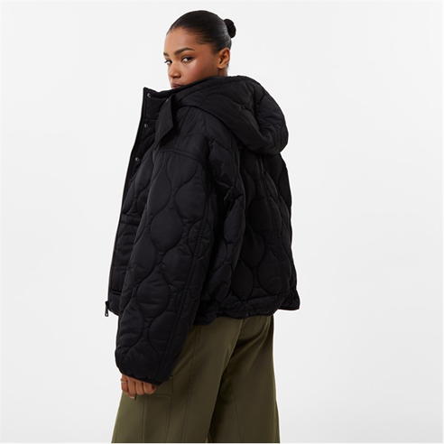 Jack Wills - Boxy Quilted Hooded Jacket