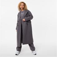 Charcoal - Jack Wills - Longline Double Breasted Coat