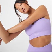 Lilac - Jack Wills - Active Seamless Ribbed Sports Bra