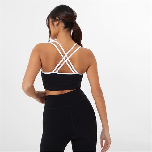 Jack Wills - Active Stripe Cross Back Sports Bra