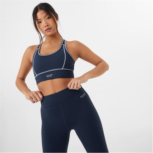 Jack Wills - Active Contrast Stitch Sports Bra