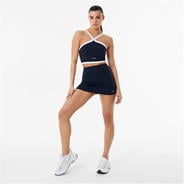 Navy - Jack Wills - Adjustable Cross Front Sports Bra