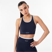 Navy - Jack Wills - Seamless Racer Sports Bra