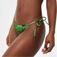 Green Swirl - Jack Wills - Wide Strap Bikini Top