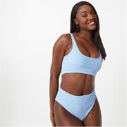 Pale Blue - Jack Wills - Striped Racer Bikini Top