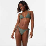 Khaki - Jack Wills - Hoop Detail Bikini Bottom