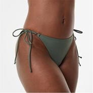 Khaki - Jack Wills - Hoop Detail Bikini Bottom