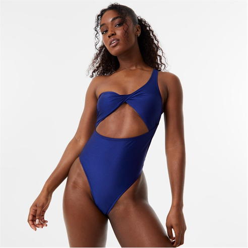 Jack Wills - High Shine Asymmetric Swimsuit