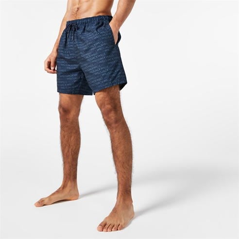 Jack Wills - Logo Print Swim Shorts