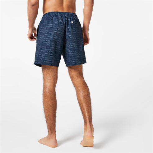 Jack Wills - Logo Print Swim Shorts