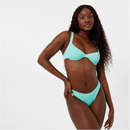 Aqua Green - Jack Wills - Crinkle Underwire Bikini Top