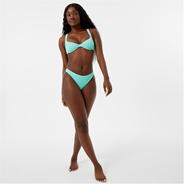 Aqua Green - Jack Wills - Crinkle Underwire Bikini Top