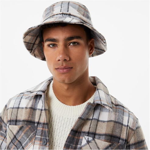 Jack Wills - Brushed Check Bucket Hat