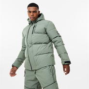 Khaki - Jack Wills - Puffer Ski Jacket