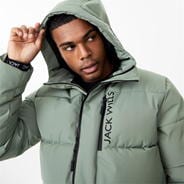 Khaki - Jack Wills - Puffer Ski Jacket