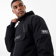 Black - Jack Wills - Overhead Ski Jacket