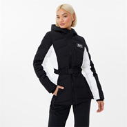 Black - Jack Wills - Long Sleeve Hooded Ski Puffer