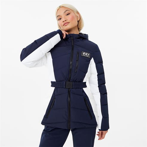 Jack Wills - Long Sleeve Hooded Ski Puffer