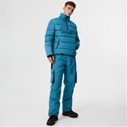 Teal - Jack Wills - Half-Zip Puffer Jacket