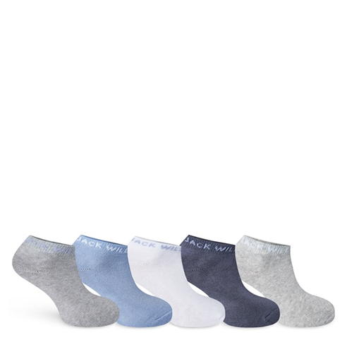 Jack Wills - Tembleton Trainer Socks 5 pack