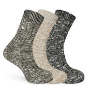 Oatmeal - Jack Wills - 3 Pack Boot Socks