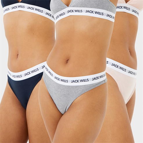 Jack Wills - Deptford Multipack Thong 3 Pack