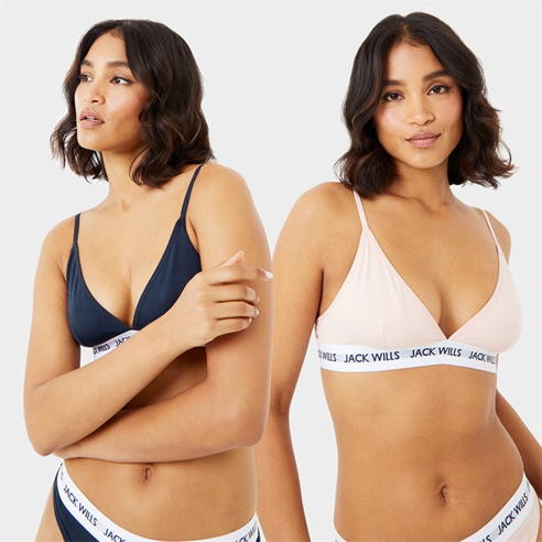 Jack Wills - Biddstone Multipack Bralette 2 Pack